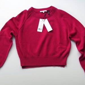 NWT Helmut Lang Cashmere Cropped Sweater M